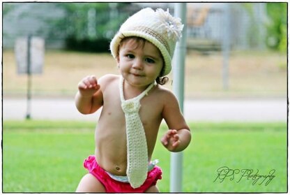 Little Fedora, Necktie, and Bow Tie Set