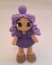 Purple Rainbow Crochet Doll Pattern 3 Levels in 1