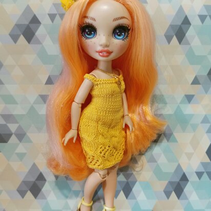 Dress "Honey Summer" for fashion Rainbow dolls