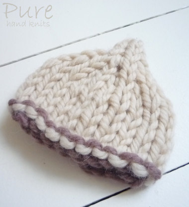 cosy baby beanie 'Little Poppet'