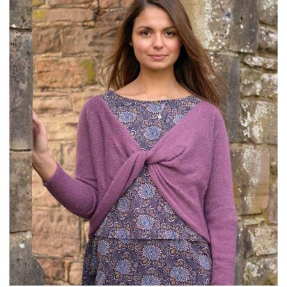 Cross-over Top in The Fibre Co. Road to China Lace - Downloadable PDF
