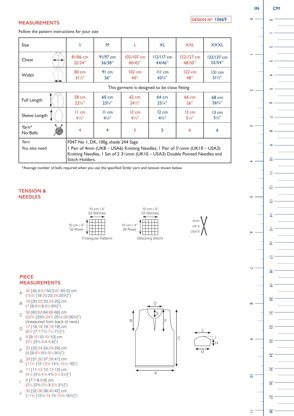 Knitting Pattern Sirdar Ladies Notch Neck Top In Sirdar No 1 DK - 1066 —  Material Needs