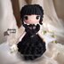 Wednesday Addams amigurumi doll