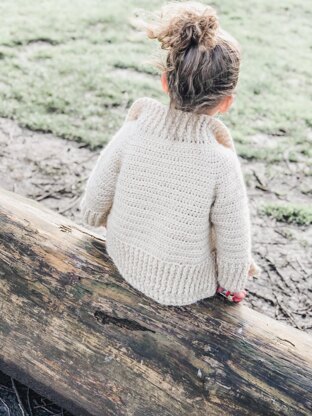 Light and Airy Crochet Cardigan and Headband