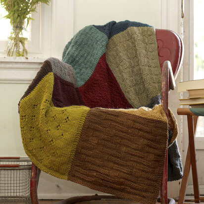 Sherwood Blankets in Manos del Uruguay Clasica Wool Semi-Solid - 2011T - knitting pattern