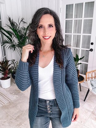 Autumn Wheat Crochet Cardigan