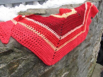 Three Triangles Shawl