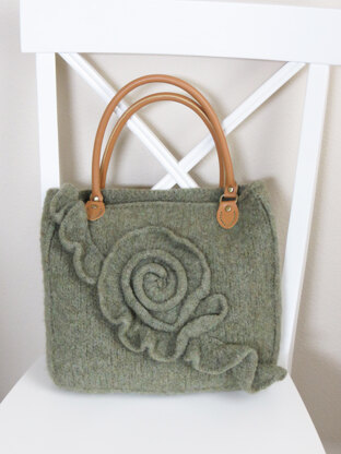 Green Rose Purse