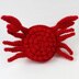 Clippy the Crab Scrubby Amigurumi