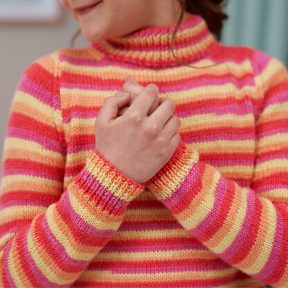 Hide & Seek Jumper in West Yorkshire Spinners Bo Peep Luxury Baby DK - DBP0223 - Downloadable PDF