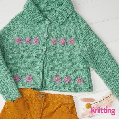 Child's Garter Stitch Cardigan