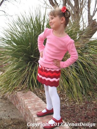 Crochet Striped Skirt - Julia