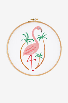 Flamingo in DMC - PAT0524 - Downloadable PDF