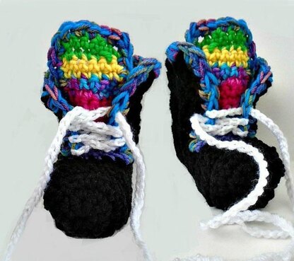929 - Multicolor Black Sneakers