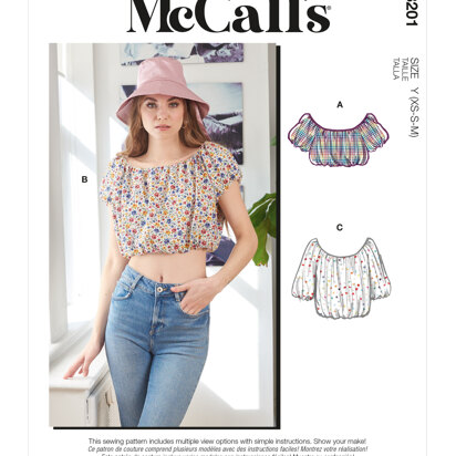 McCall's Misses' Tops M8201 - Sewing Pattern