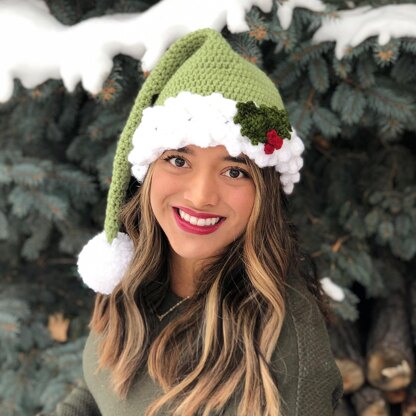 Fancy Santa/Elf Hat & Ear Warmer