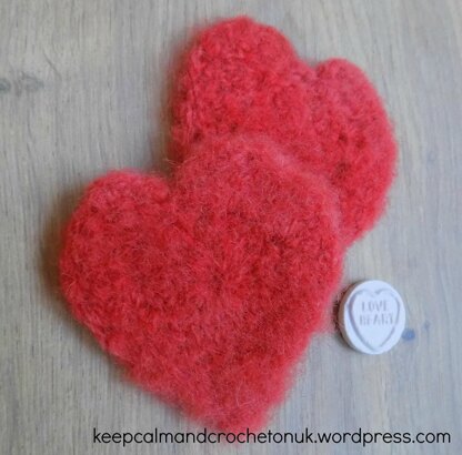 Little Felted Hearts