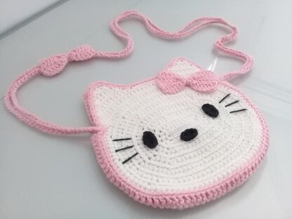 Cute HELLO KITTY  Messenger Bag by SweetSamDesign
