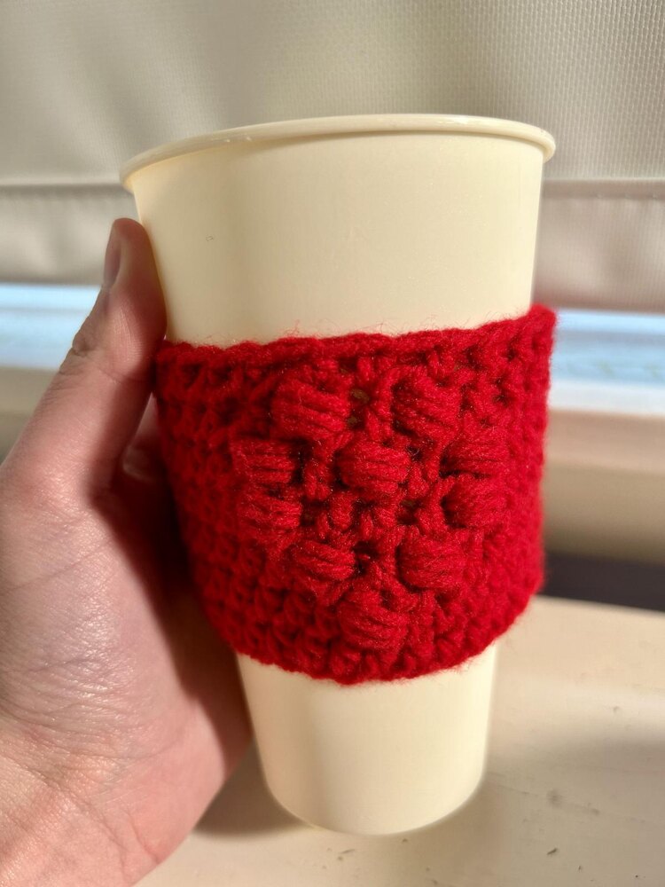 Red Heart Crochet Can Cozies Pattern