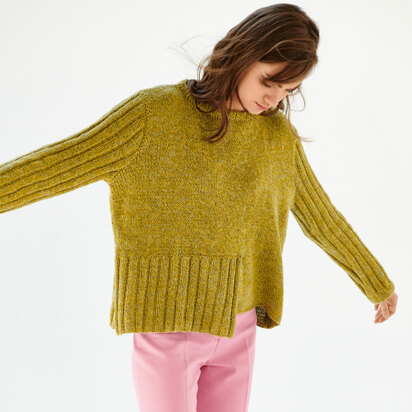 Lana Grossa 18 Pullover in Mary's Tweed PDF