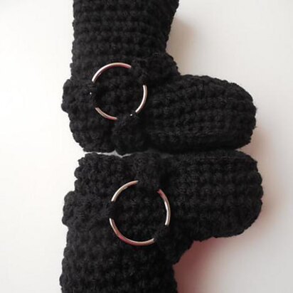 Biker Baby Booties