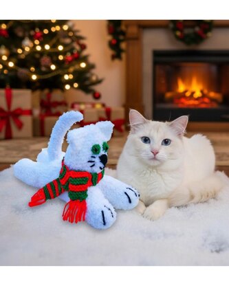 Cute Christmas Toys 4 - rabbit, gnome, stocking, cat, robin, hotwater bottle cover