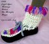 2039- FRINGED slippers