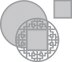 Spellbinders Shapeabilities Dies By Lene Lok - Chinese Coin Window 1.3" To 3.4"