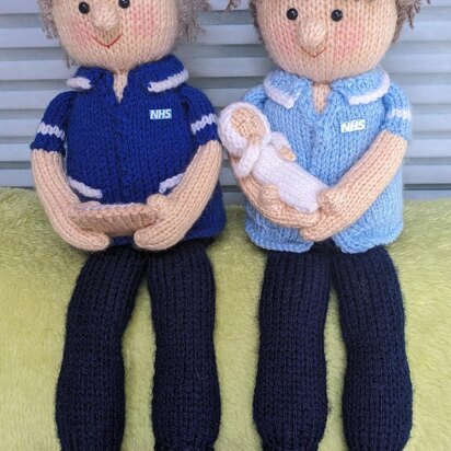 Nurse & midwife shelf sitters