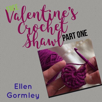 Valentines Crochet Shawl