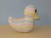 Candy Stripe Baby Duck Toy