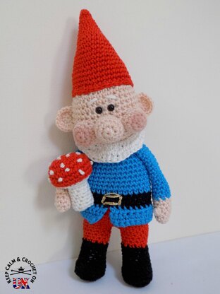 Gnorman the Gnome Amigurumi