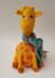 Giraffe in a Scarf Chocolate Orange Cosy