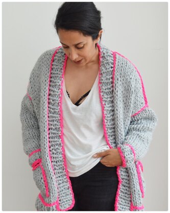 Neon Outline Cardi