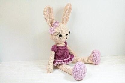 Crochet Amigurumi Rabbit Ballerina pattern