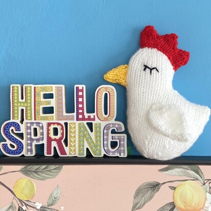 Spring Chicken Easter Knitting Pattern