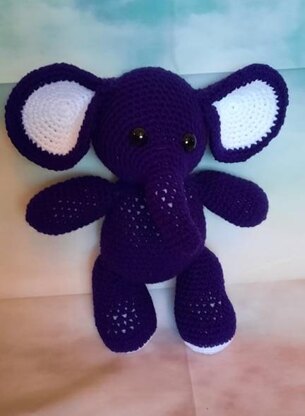 Fuchsia the Baby Elephant Crochet Pattern