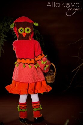 Whimsical Forest. Crochet Owls Embellishing