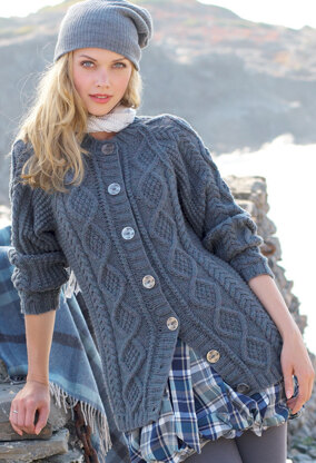 Cabled Jackets in Hayfield Bonus Aran - 9396 - Downloadable PDF