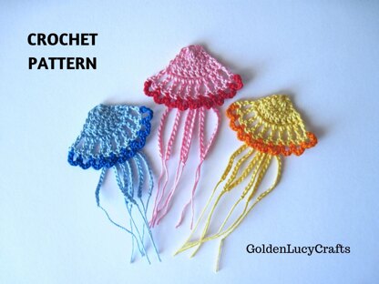 Jellyfish Applique Crochet Pattern