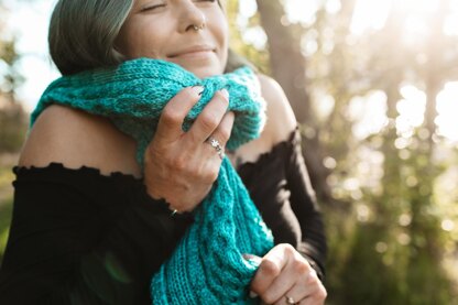 Glacier Waters Scarf