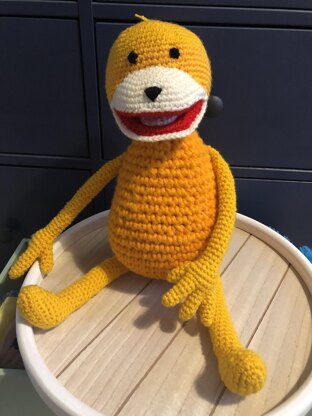 Flat Eric amigurumi doll