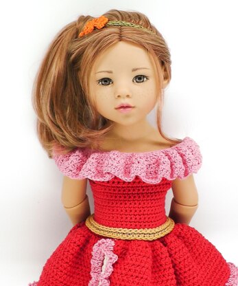 GOTZ/DaF 18" Doll Princess Elena Dress Set