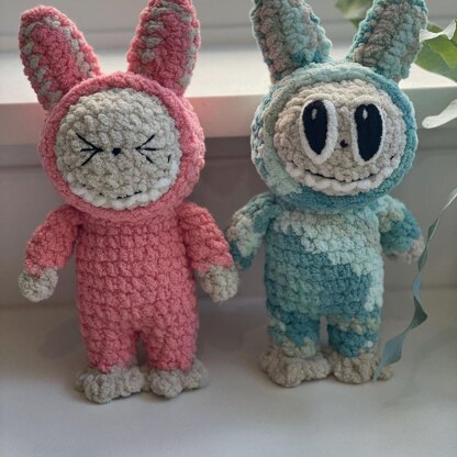 Labubu Amigurumi Crochet Pattern | PDF Instant Download | Cute Plush Doll Tutorial