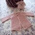 Mock Knit Baby Cardigan