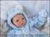 Bunny/Teddy All-in-one 17-24” doll/newborn/0-3m baby