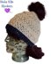 Cozy Cool Beans Messy Bun Hat