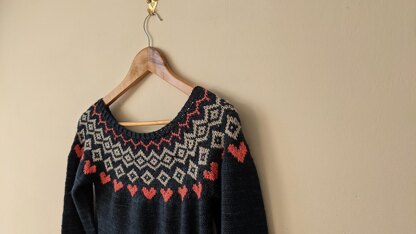 Fairisle Hearts Sweater