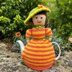Edwardian Lady 4 Cup Teapot Cosy Knitting Pattern - Novelty Teapot Cosy Knitting Pattern