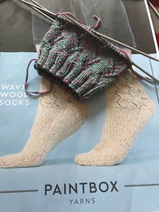 FIRSTWIP2019  Wavy Wool Socks